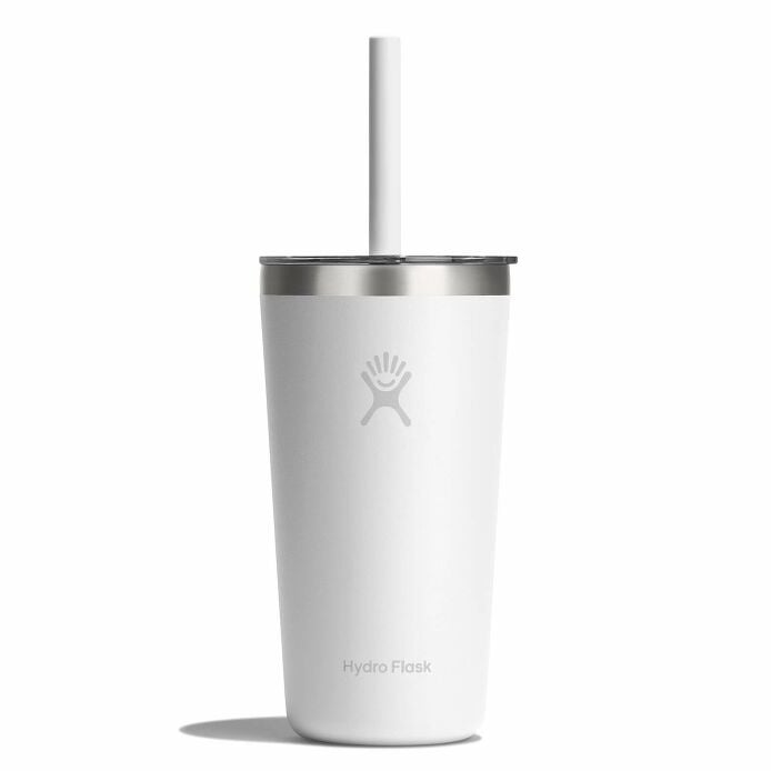 20 oz All Around™ Tumbler with Clear Straw Lid - White Y8
