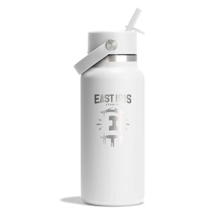 32 oz WM Flex Straw Bottle - Hydro Flask + East Iris Studios J3
