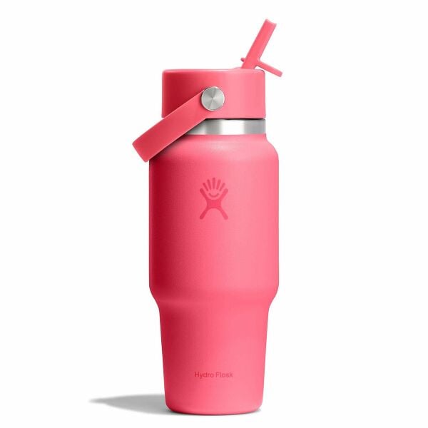 24 oz Travel Bottle with Flex Straw Cap D6